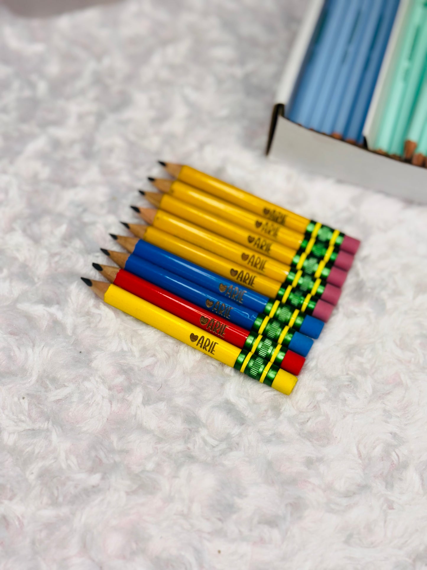 Kindergarten Short/Jumbo Pencils (Mixed Colors)