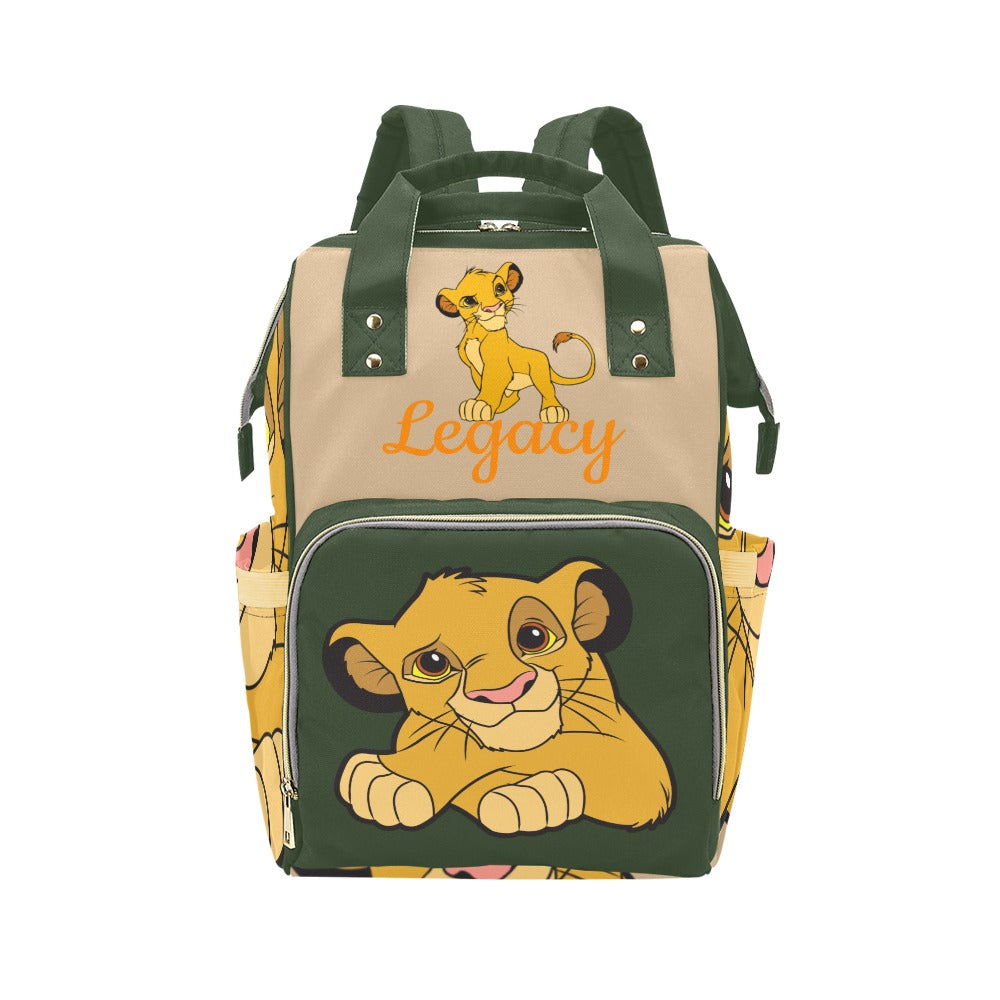 Personalized Diaper Bag and Minky Baby Blanket Bundle