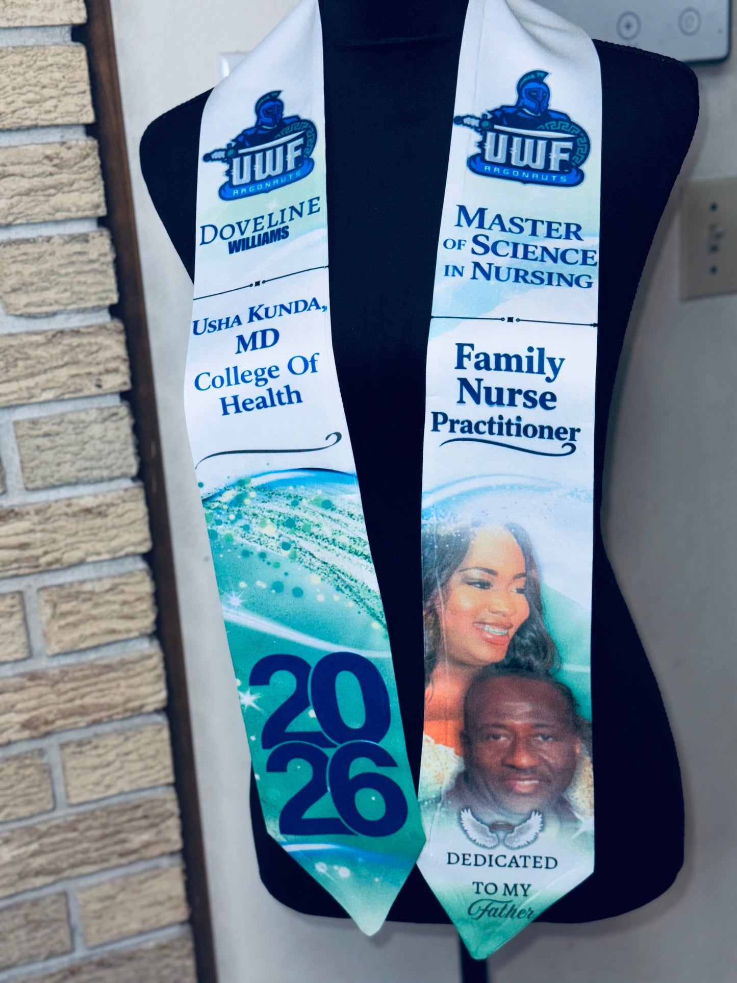 Custom Adult Size Graduation Stole