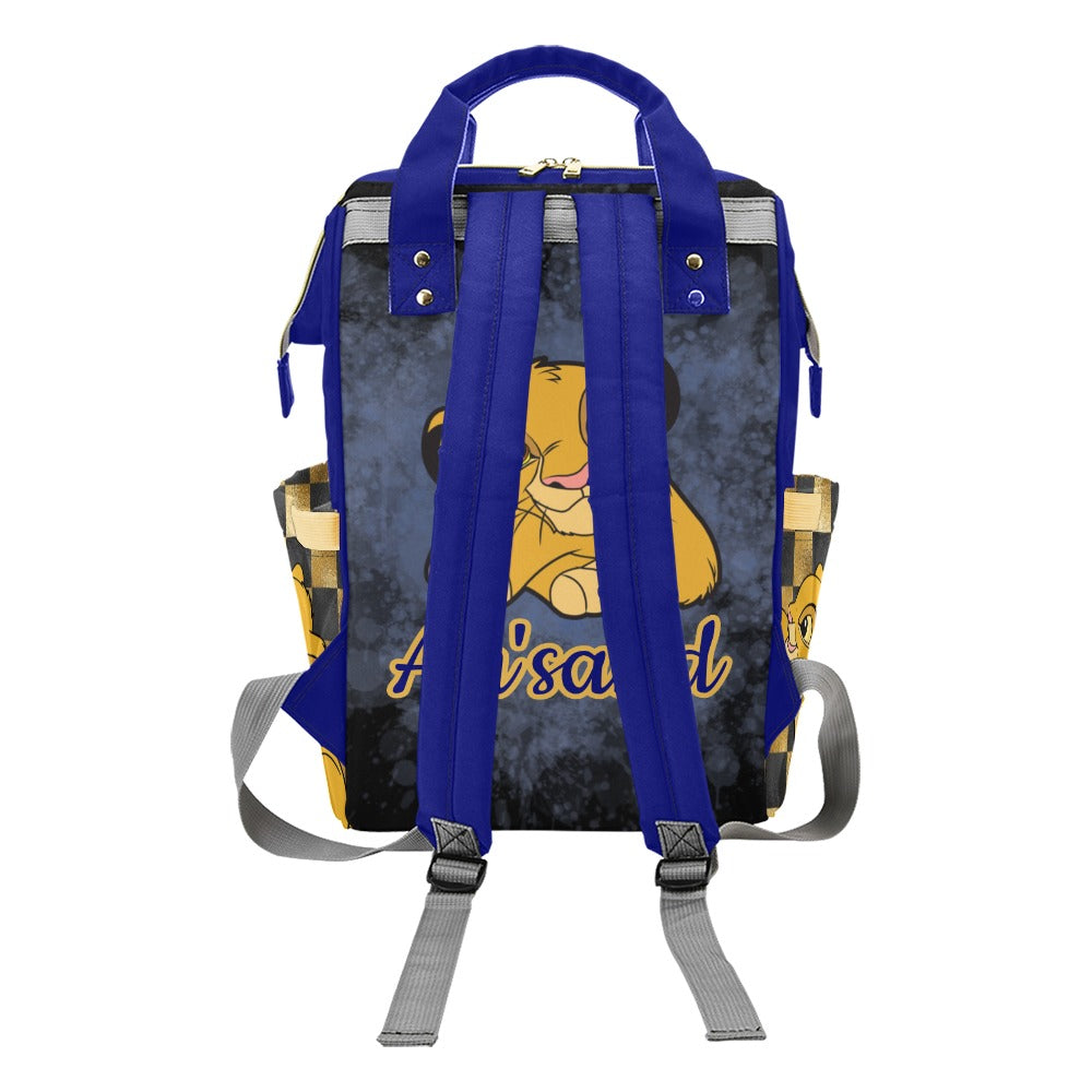 Personalized Lion King Diaper Bag