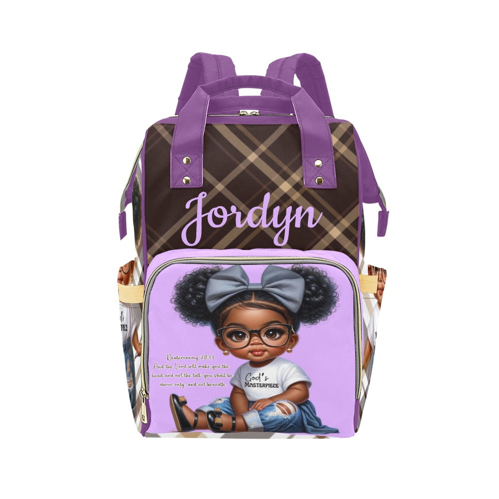 God’s Masterpiece Minky Baby Blanket And Baby bag Bundle