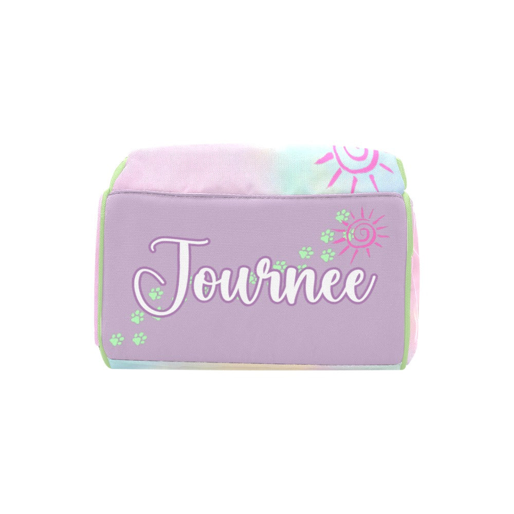 Personalized Diaper Bag and Minky Baby Blanket Bundle