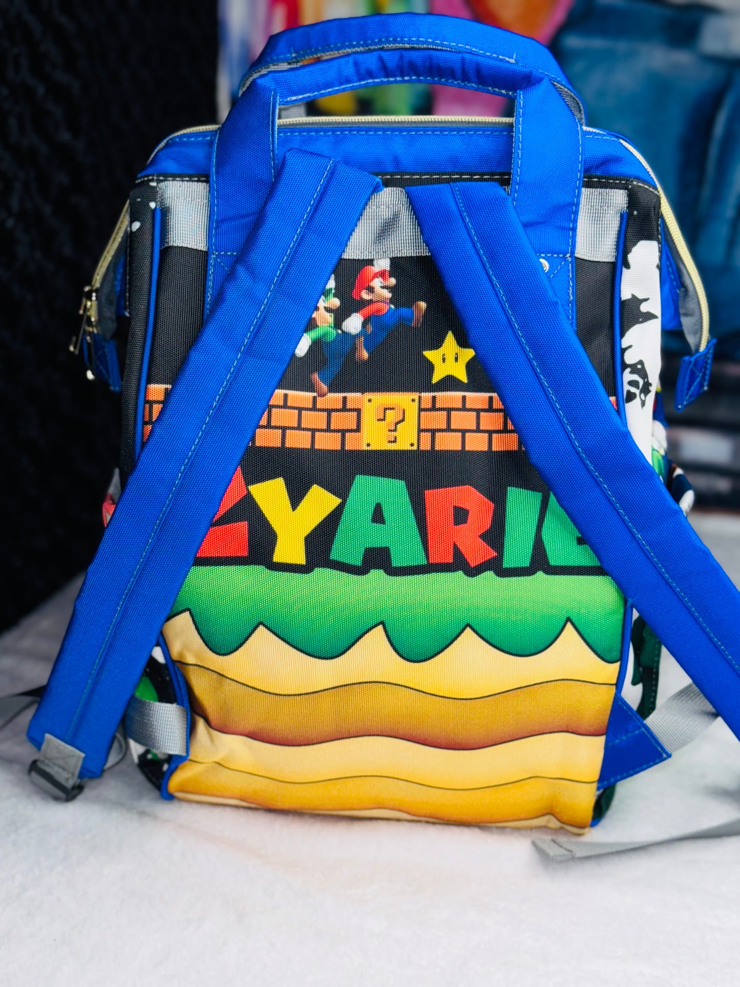 Mario and Luigi Diaper Bag