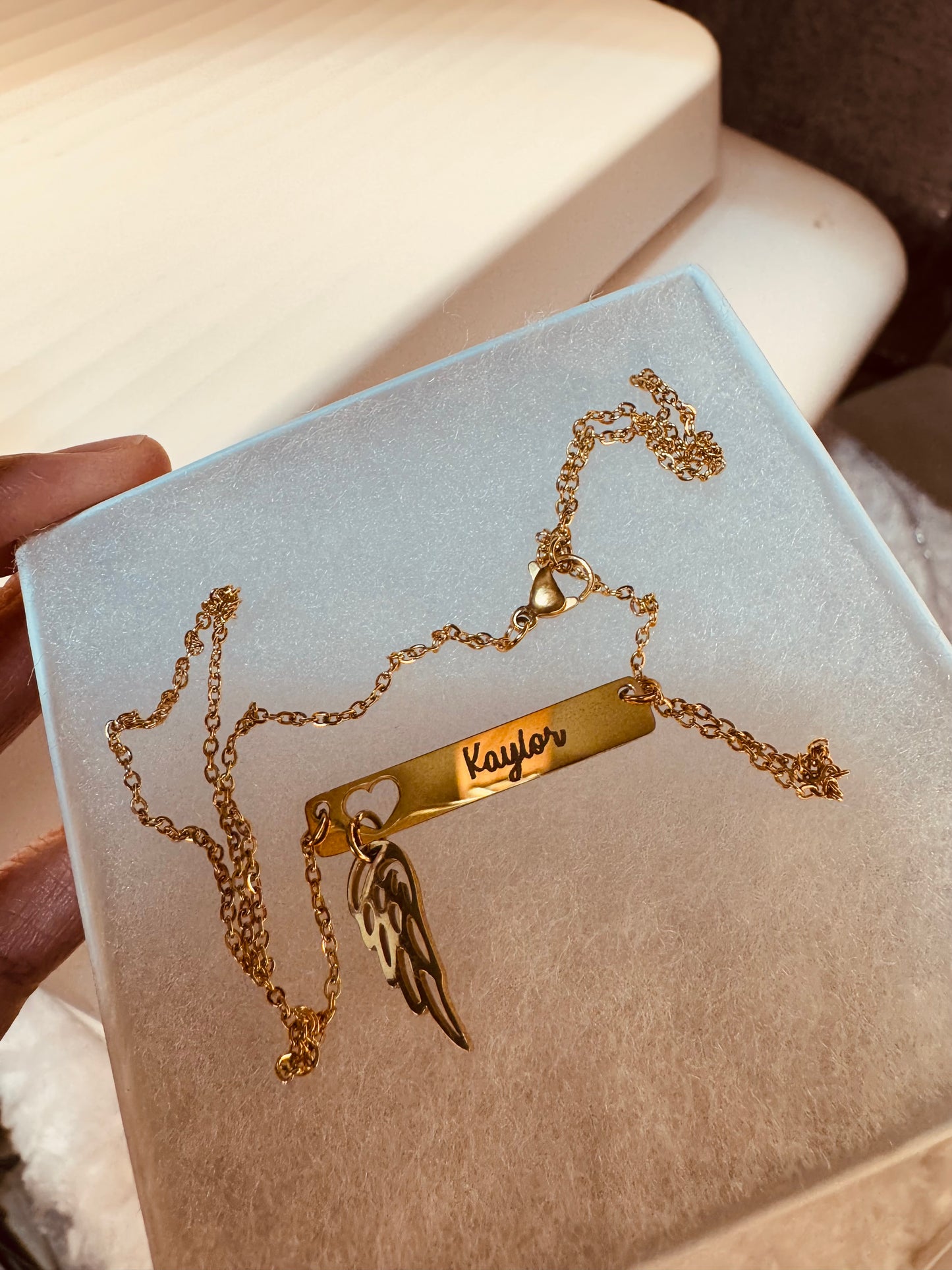 Engraved Heart Necklace