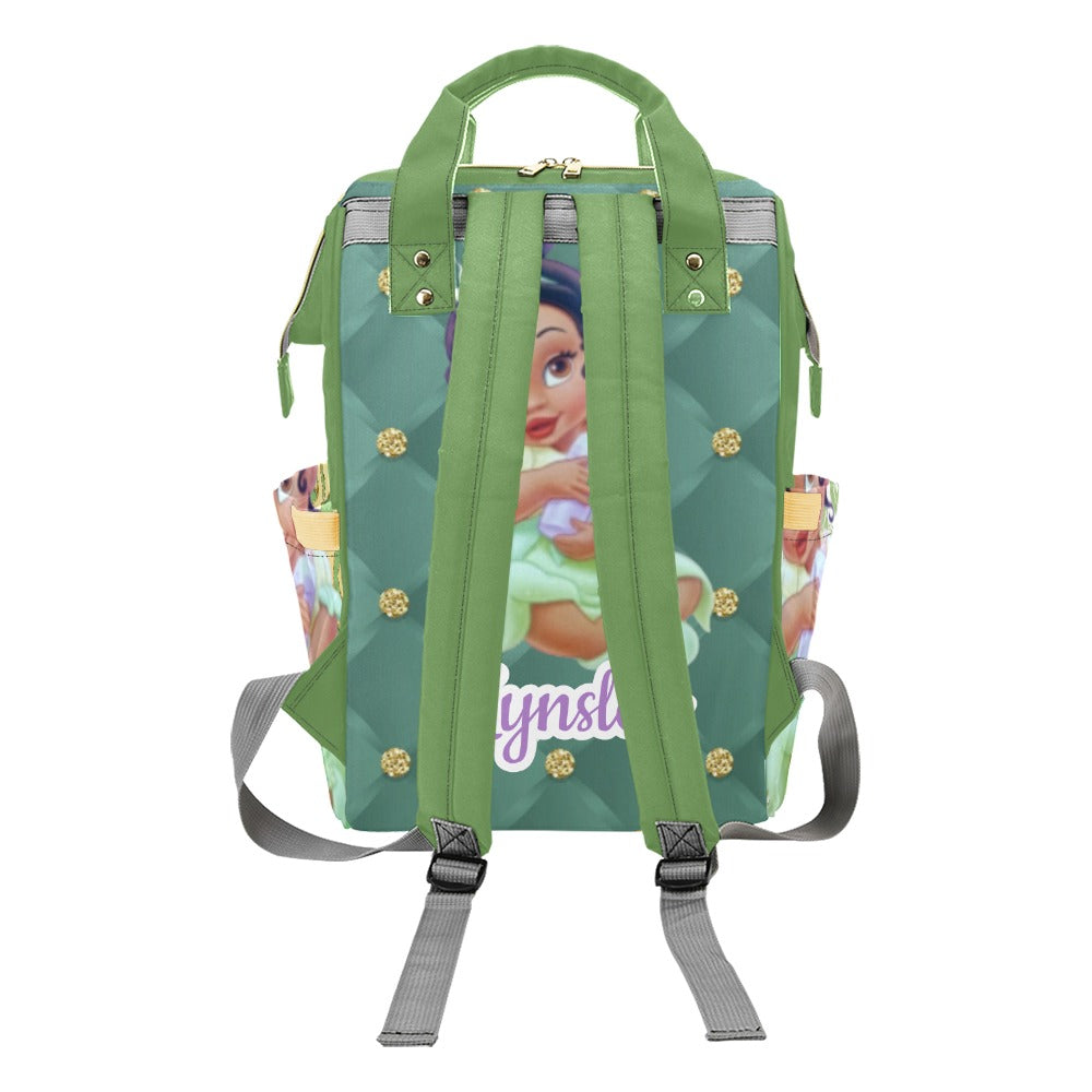 Personalized Diaper Bag and Minky Baby Blanket Bundle