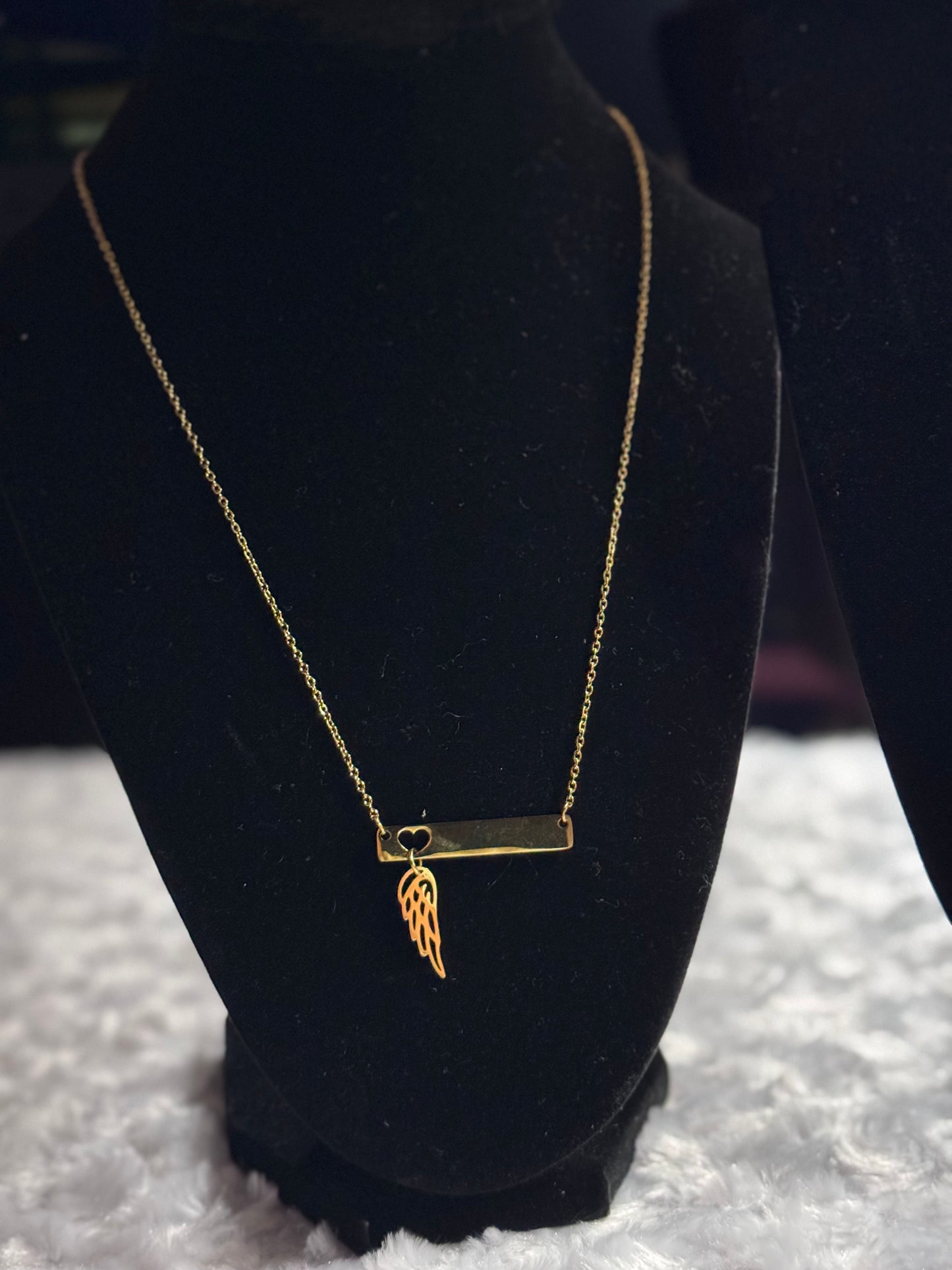 Engraved Heart Necklace