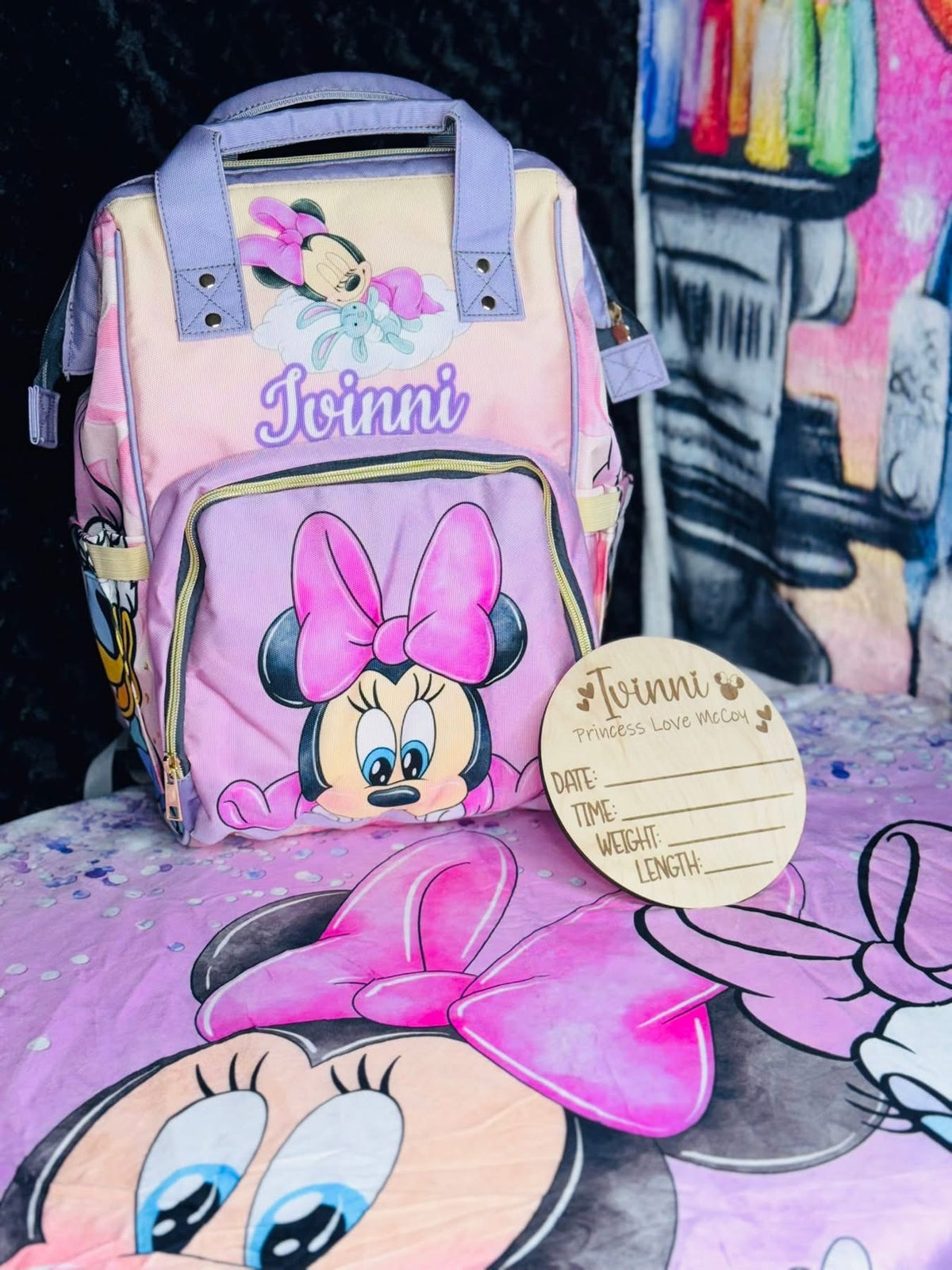 DiaperBag (Specific Theme Requests)
All themed requests should be placed under this listing.
Once your order is received, design options based on your selected theme will be shared for you to choose from via text or email within 24–48 business hours.