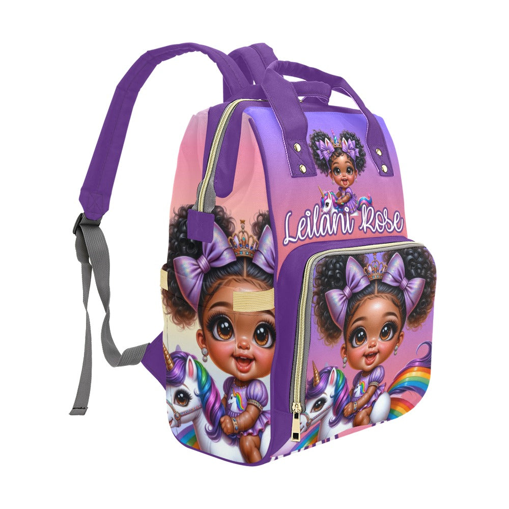 Personalized Unicorn Diaper Bag