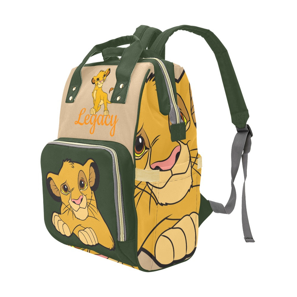 Personalized Diaper Bag and Minky Baby Blanket Bundle