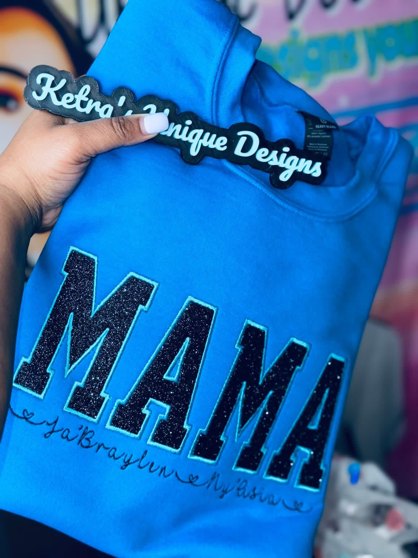 Embroidered MAMA Sweatshirt