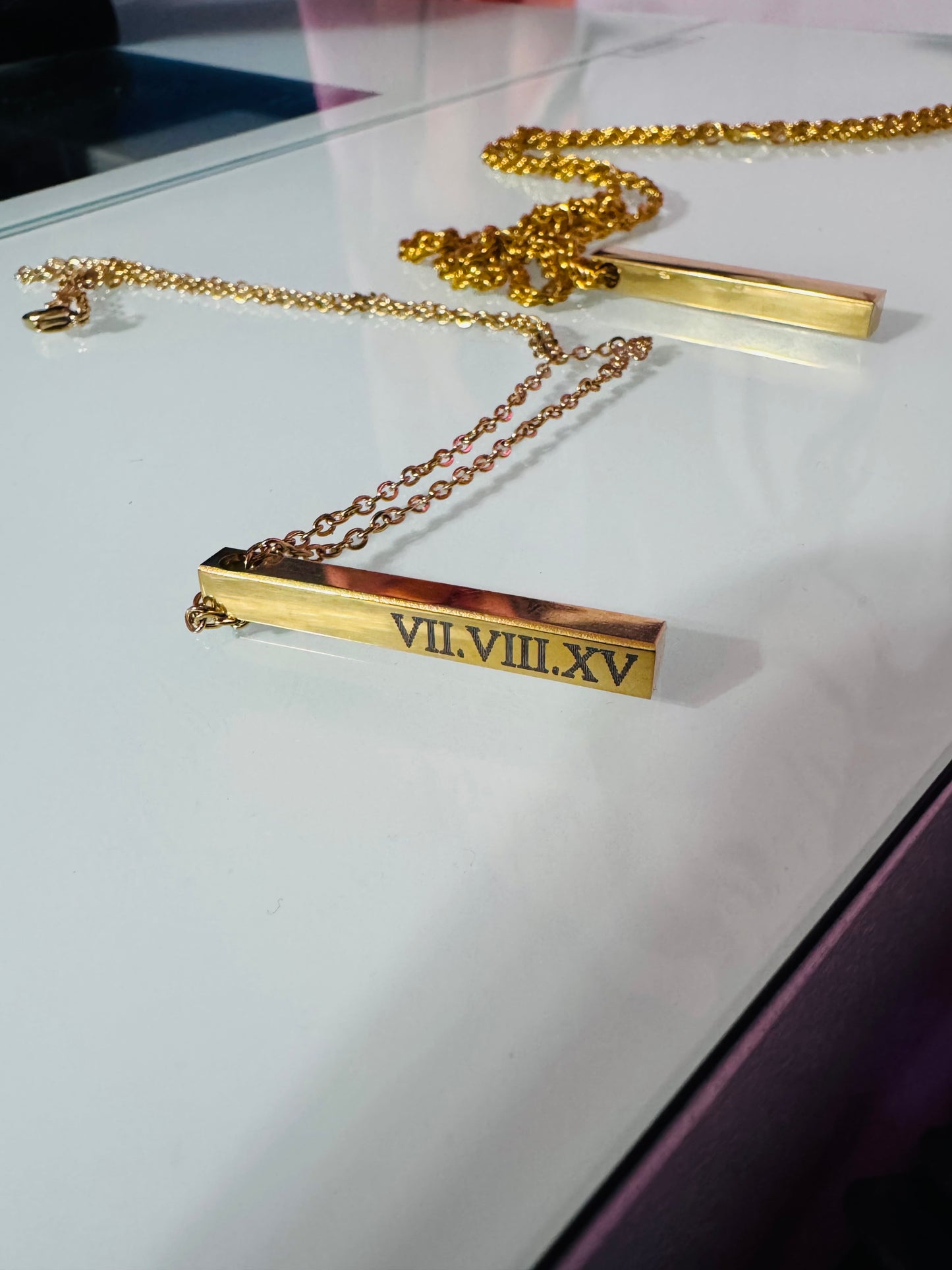 Vertical Bar Necklace