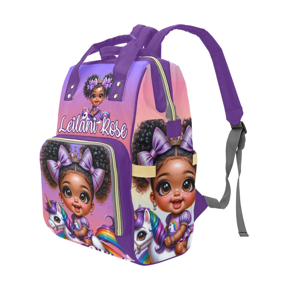 Personalized Unicorn Diaper Bag