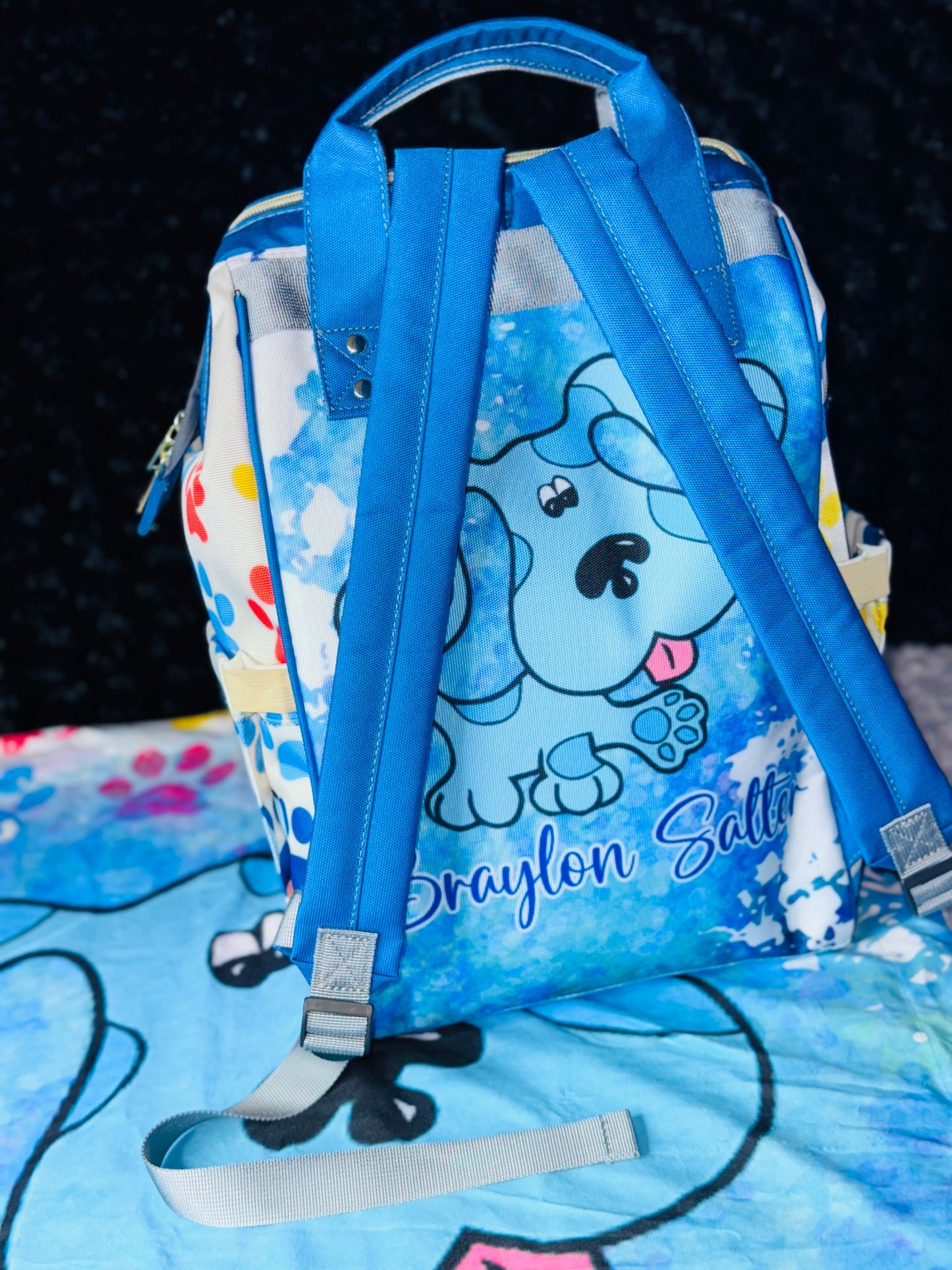 Blues Clues Baby Bag and Minky Baby Blanket