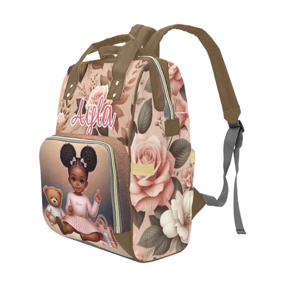Adorable Roses Diaper Bag