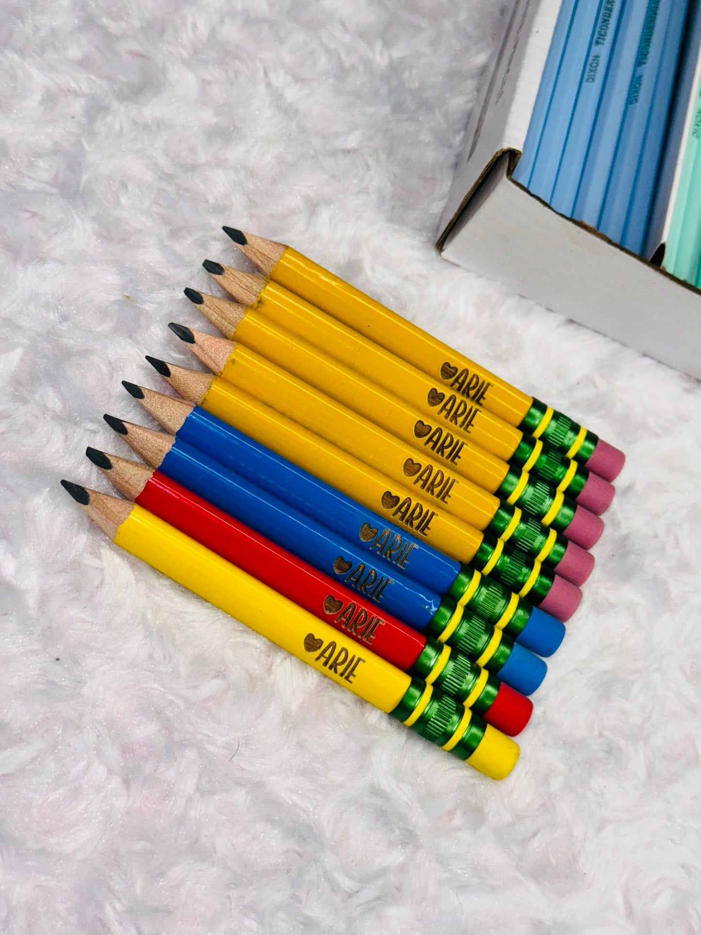 Kindergarten Short/Jumbo Pencils (Mixed Colors)