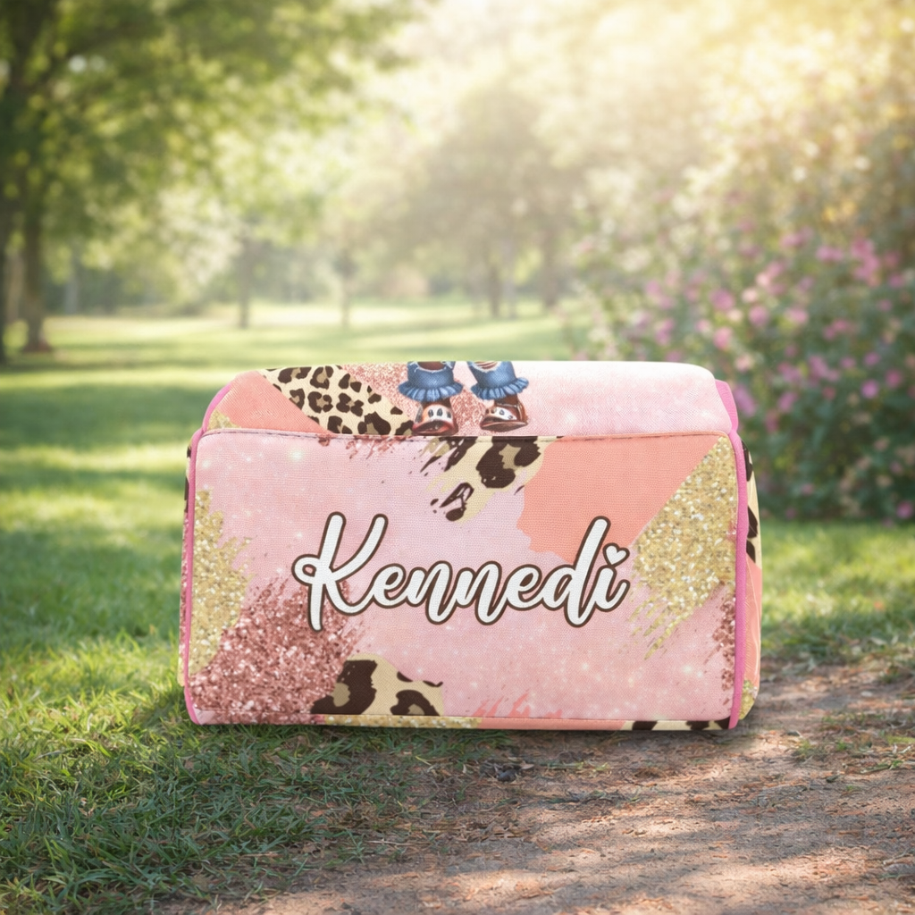 ✨ Bow & Blush Diaper Bag