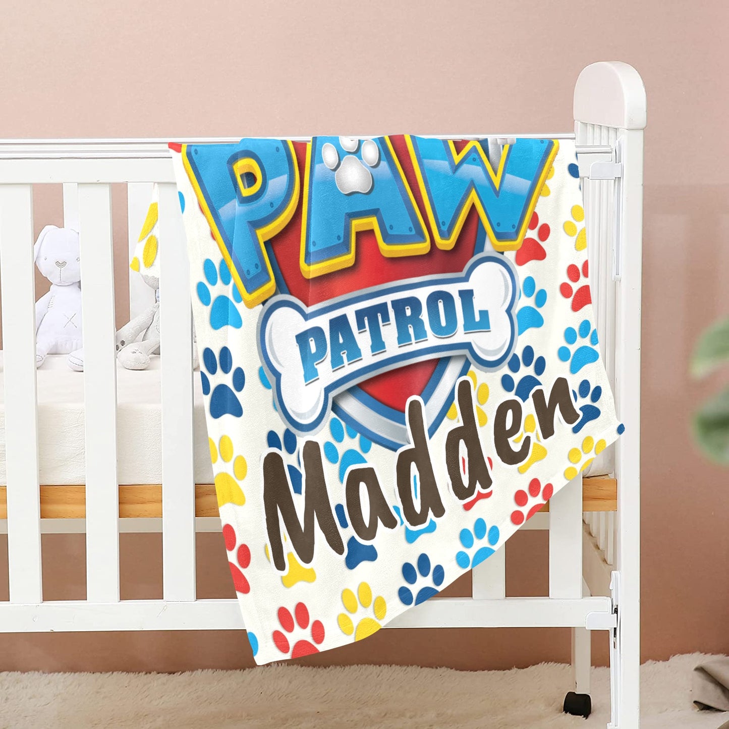 Paw , Cozy Minky Baby Blanket