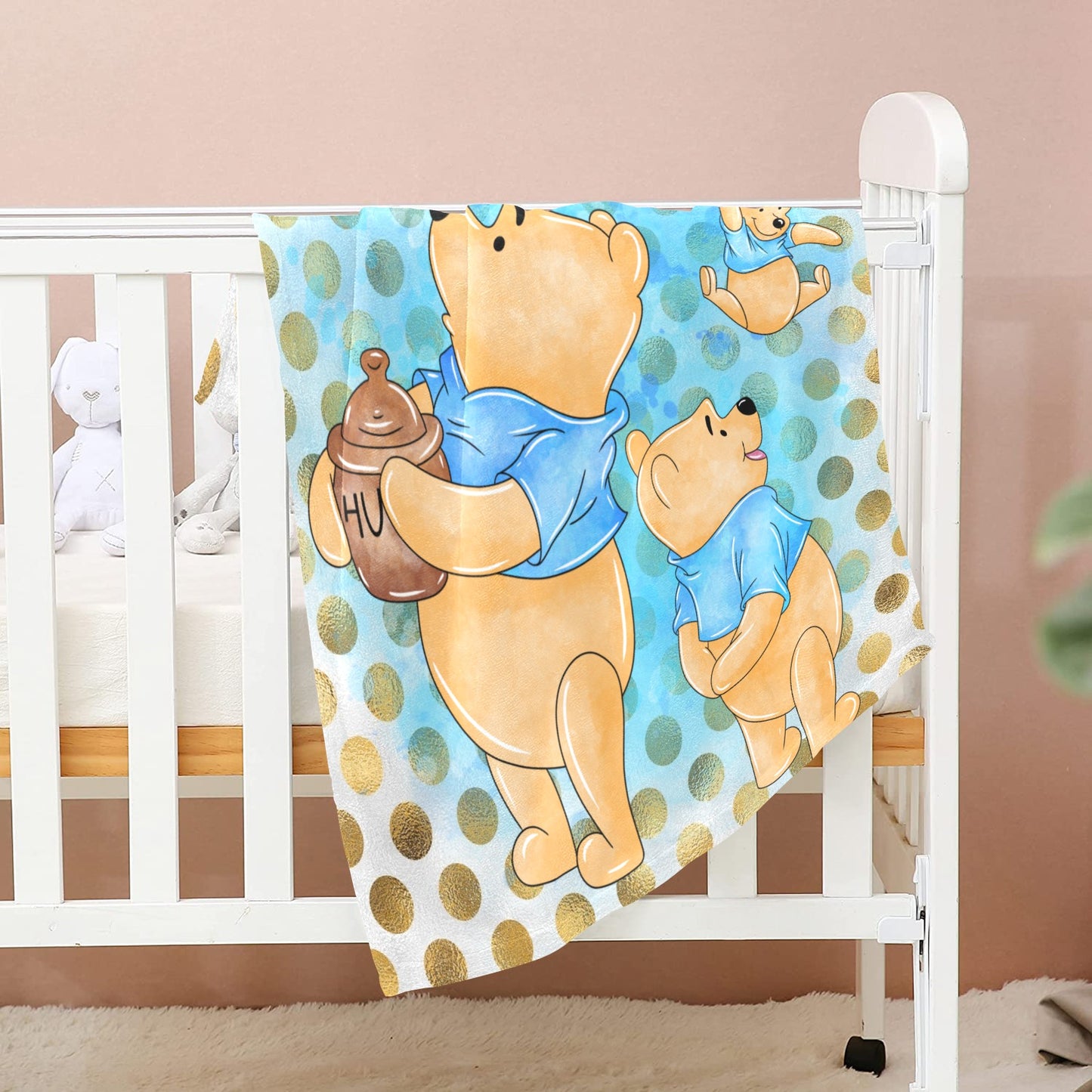Personalized Cozy Minky Baby Blanket