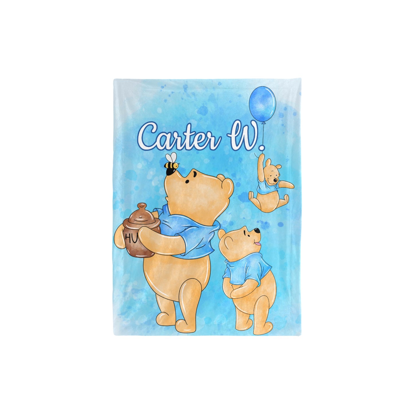 Personalized Cozy Minky Baby Blanket