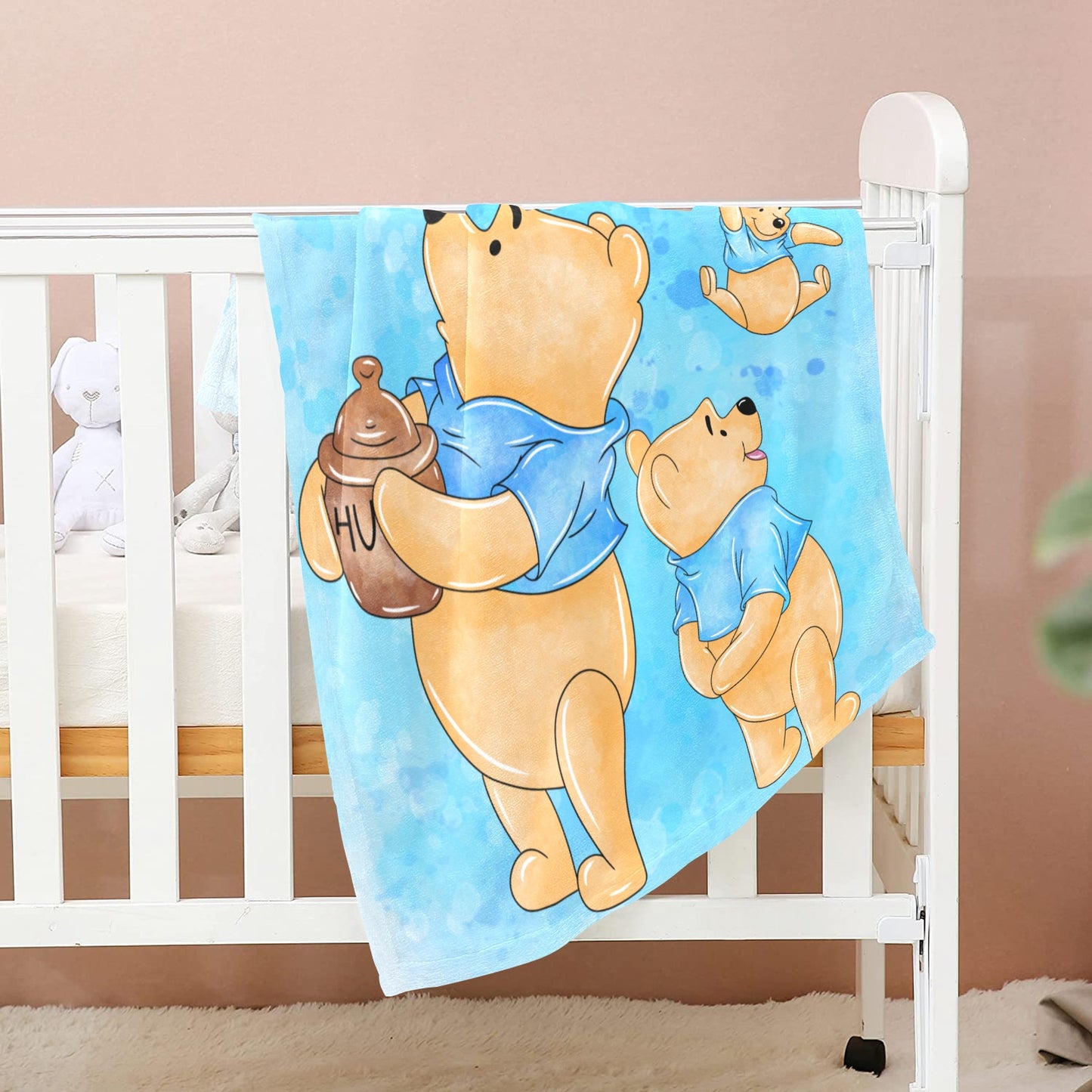 Personalized Cozy Minky Baby Blanket