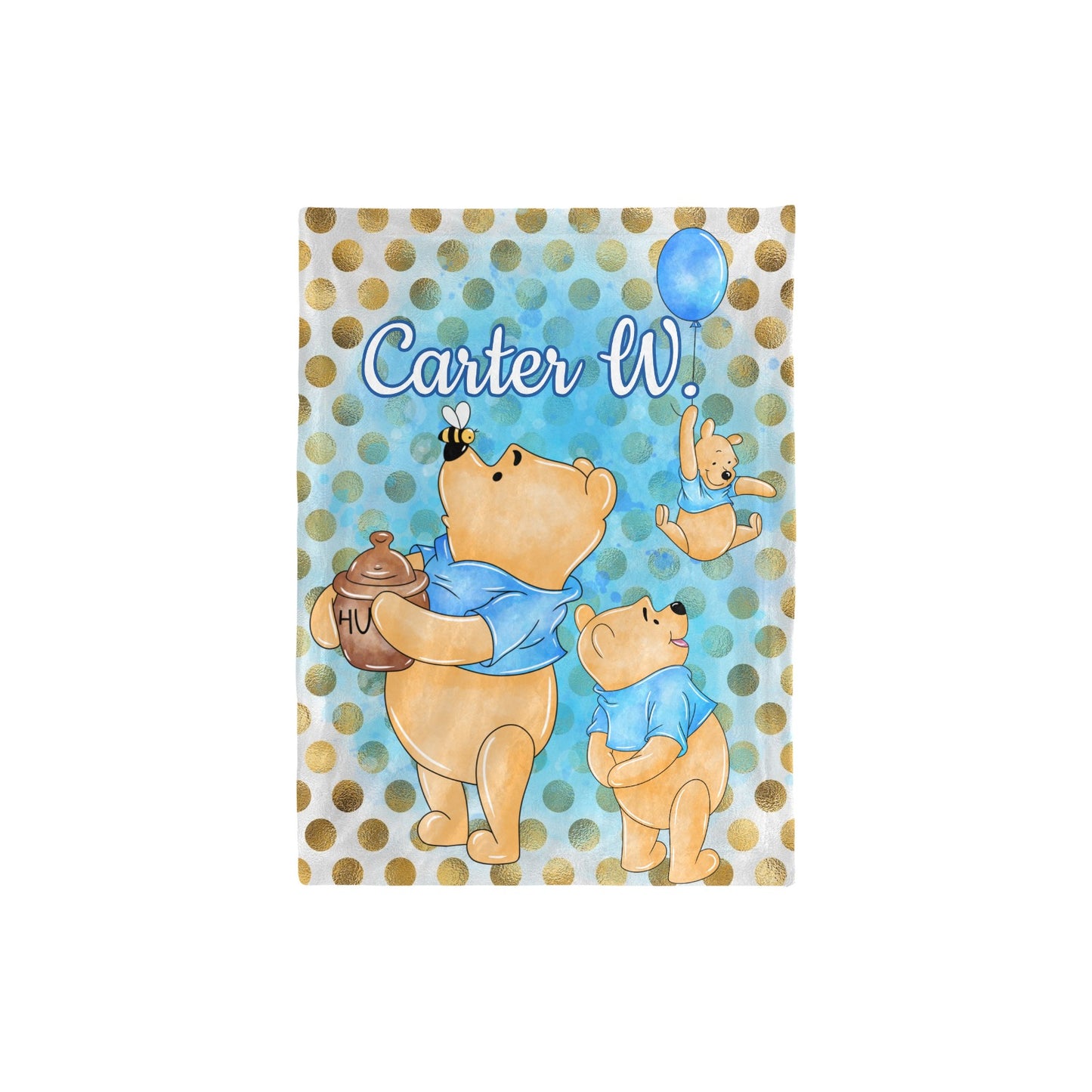 Personalized Cozy Minky Baby Blanket