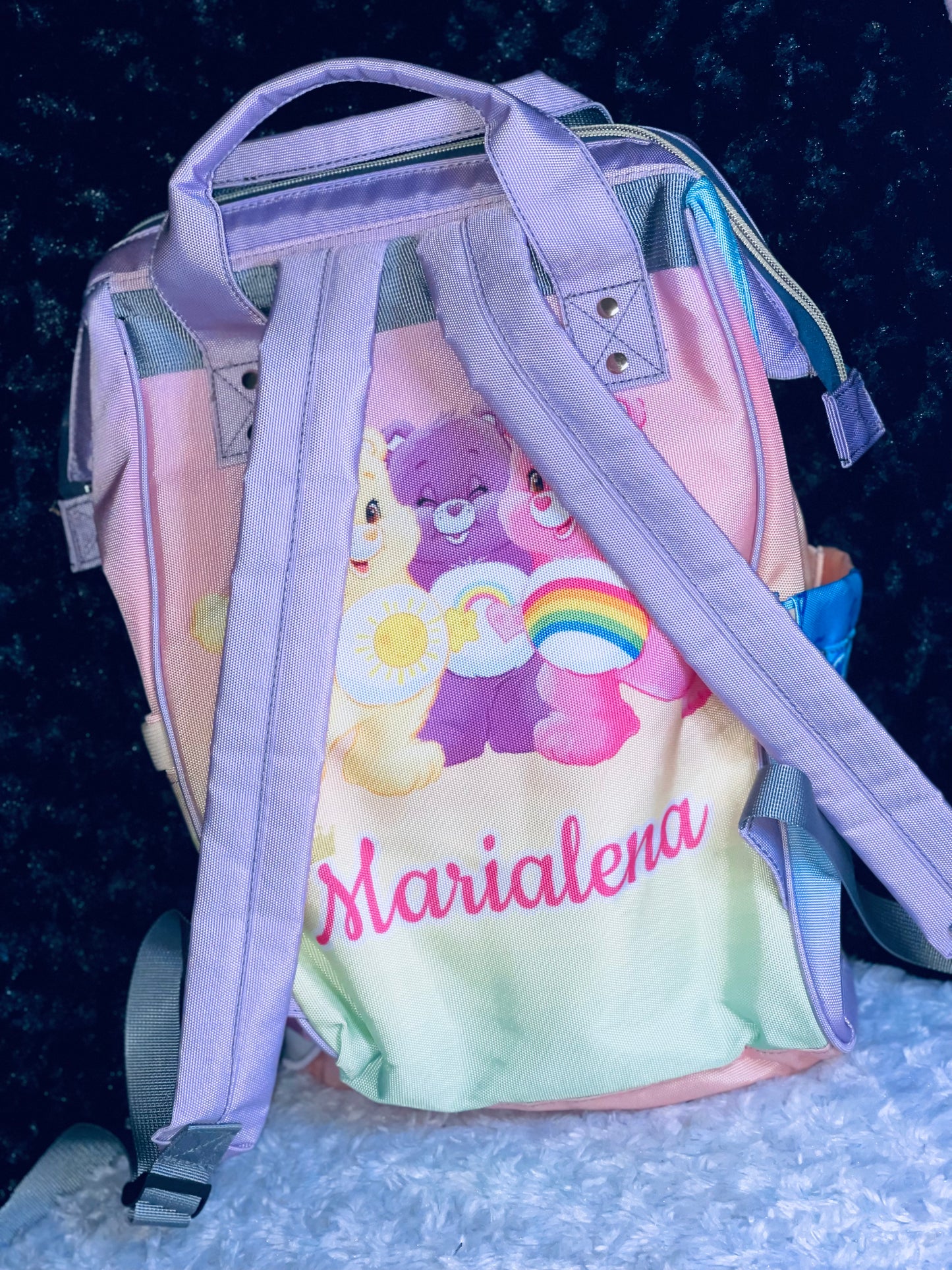 Care Bears and Rainbows Baby Bag