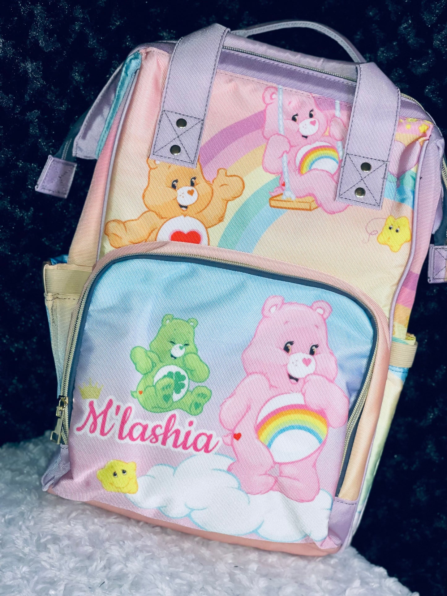 Care Bears and Rainbows Baby Bag