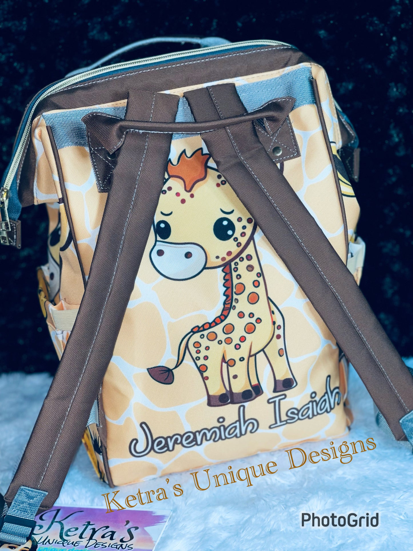 Giraffe baby bag