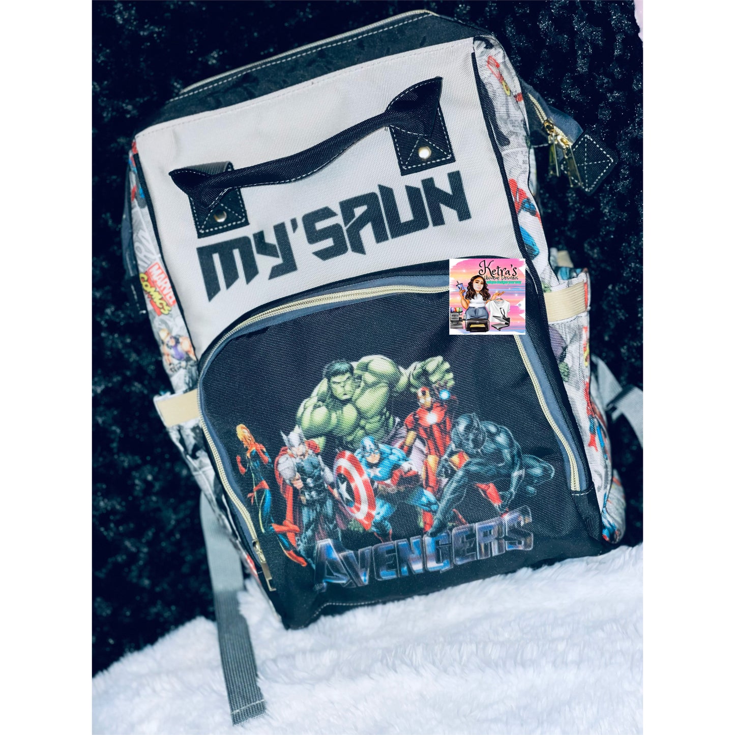 Avengers Diaper Baby Bag