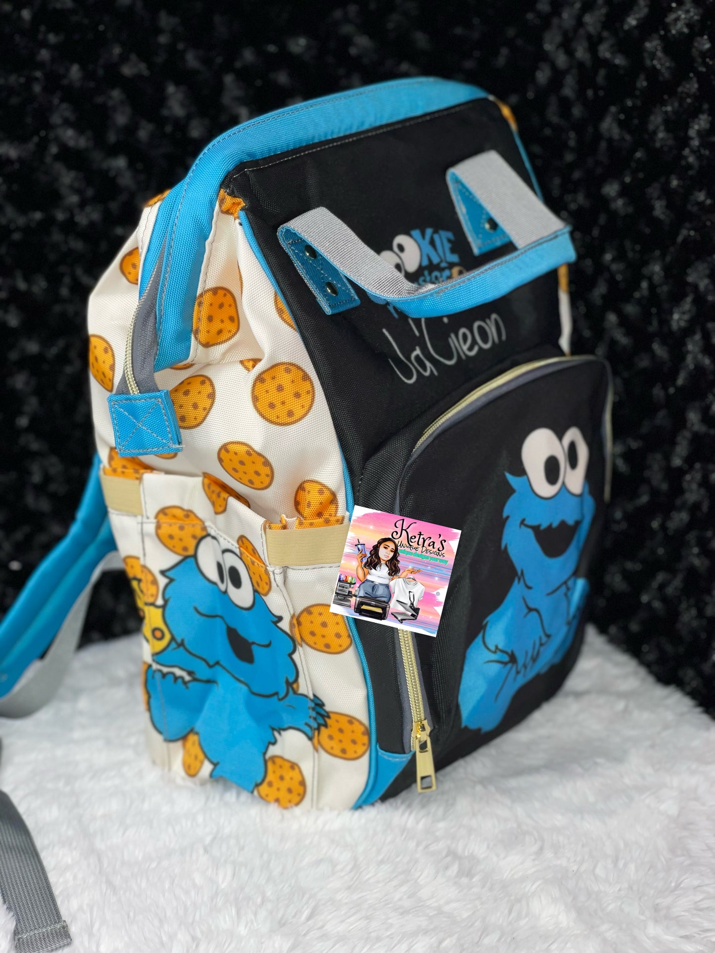 Cookie Monster Diaper Baby Bag