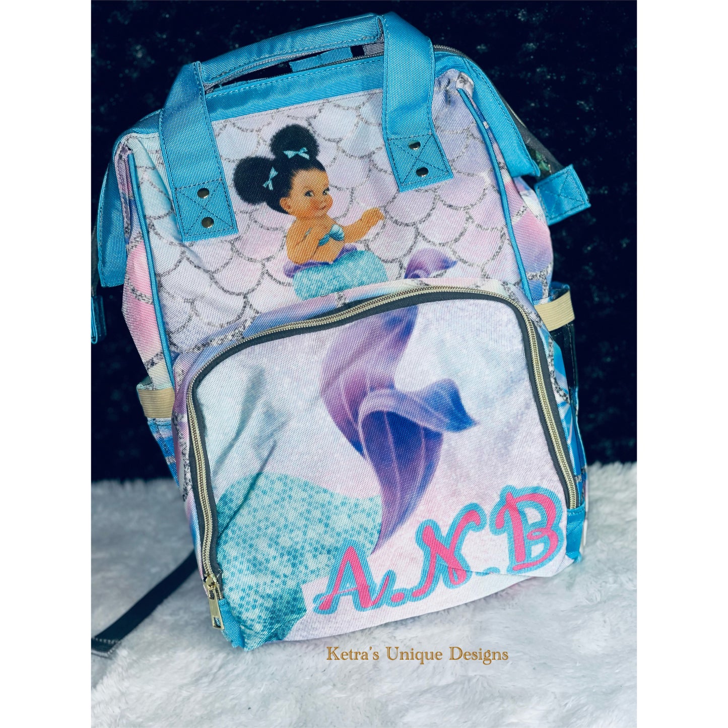 Mermaid Baby Diaper Bag
