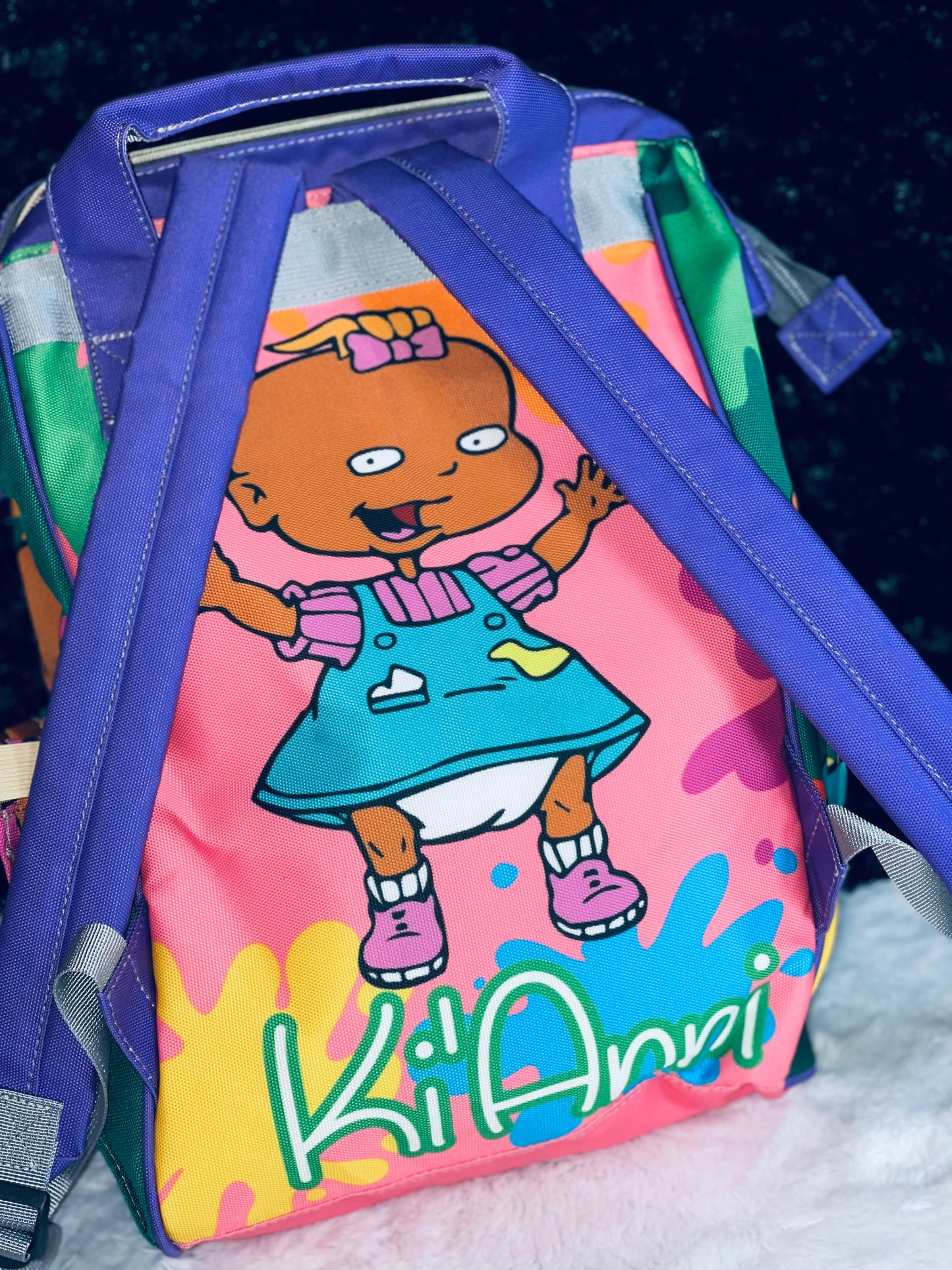 lil from Rugrats Baby bag for girl 💜🧡