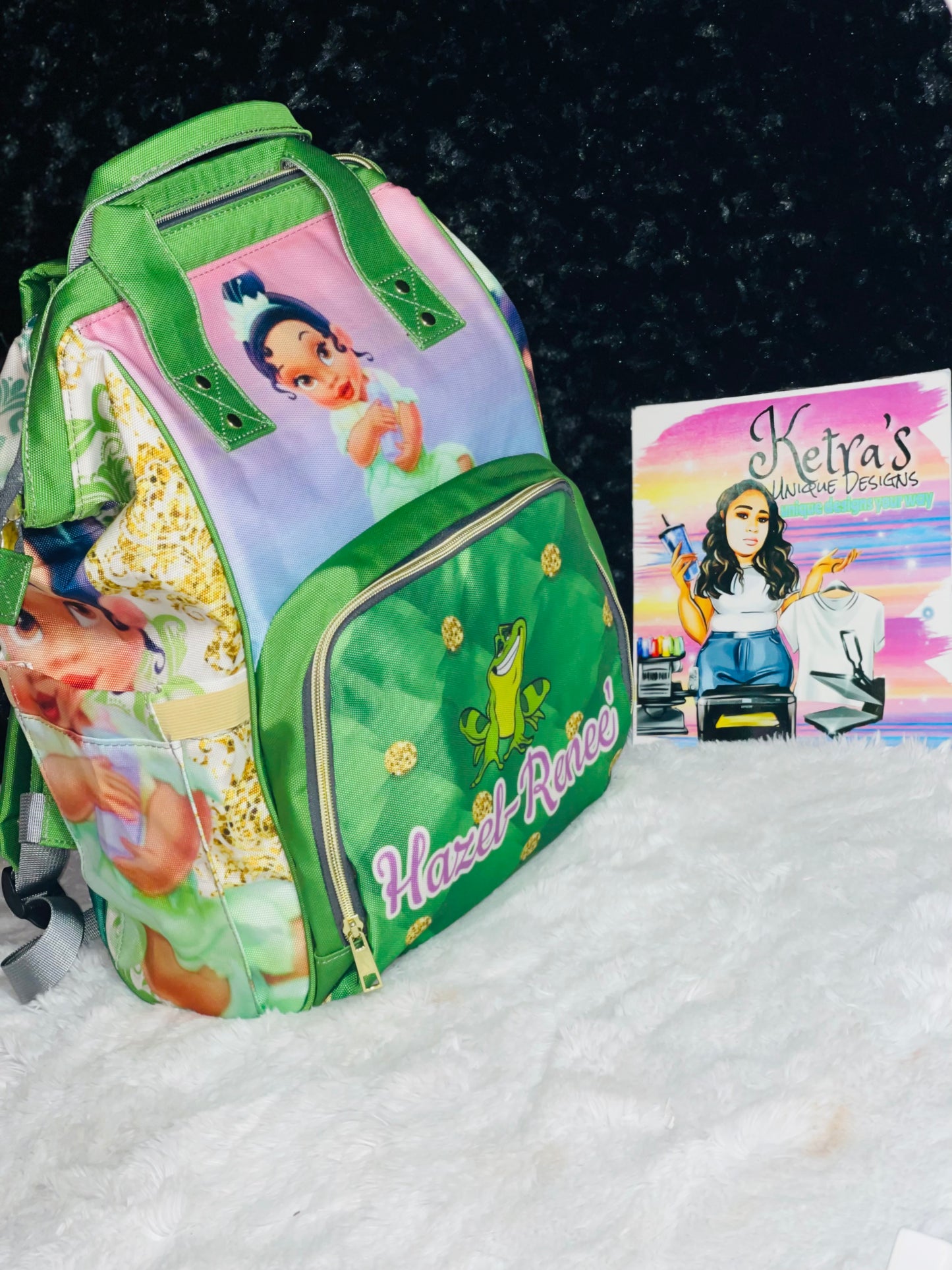 Princess and the Frog Diaper Baby Bag