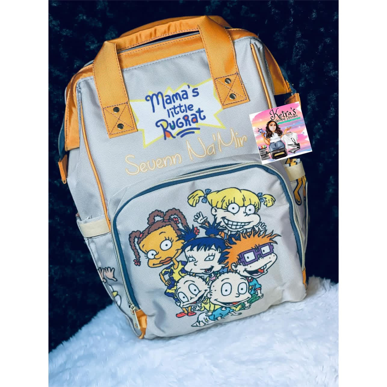 DiaperBag (Specific Theme Requests)
All themed requests should be placed under this listing.

Once your order is received, design options based on your selected theme will be shared for you to choose from via text or email within 24–48 business hours.