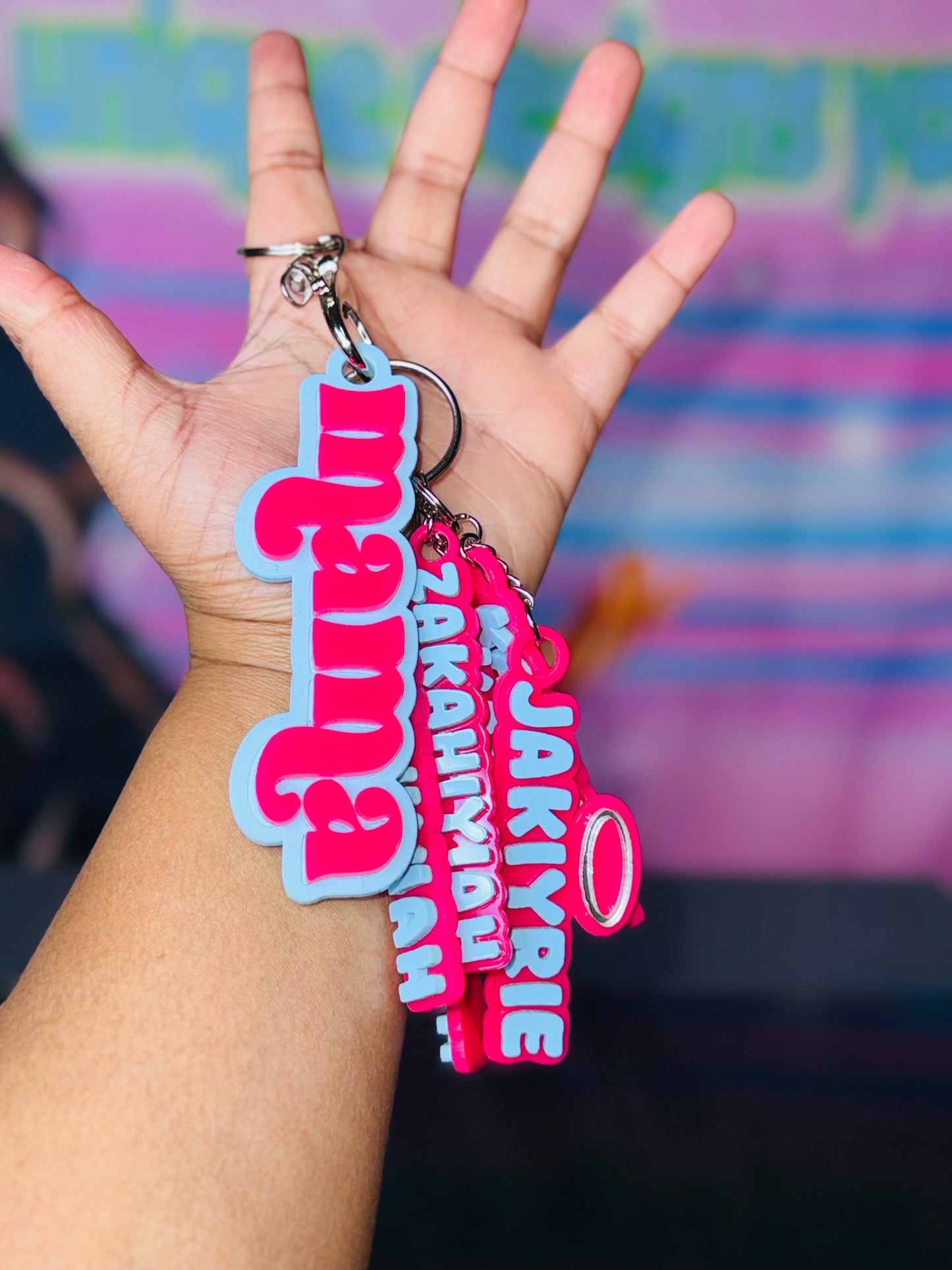 MAMA Keychains – Personalized with Kids’ Names