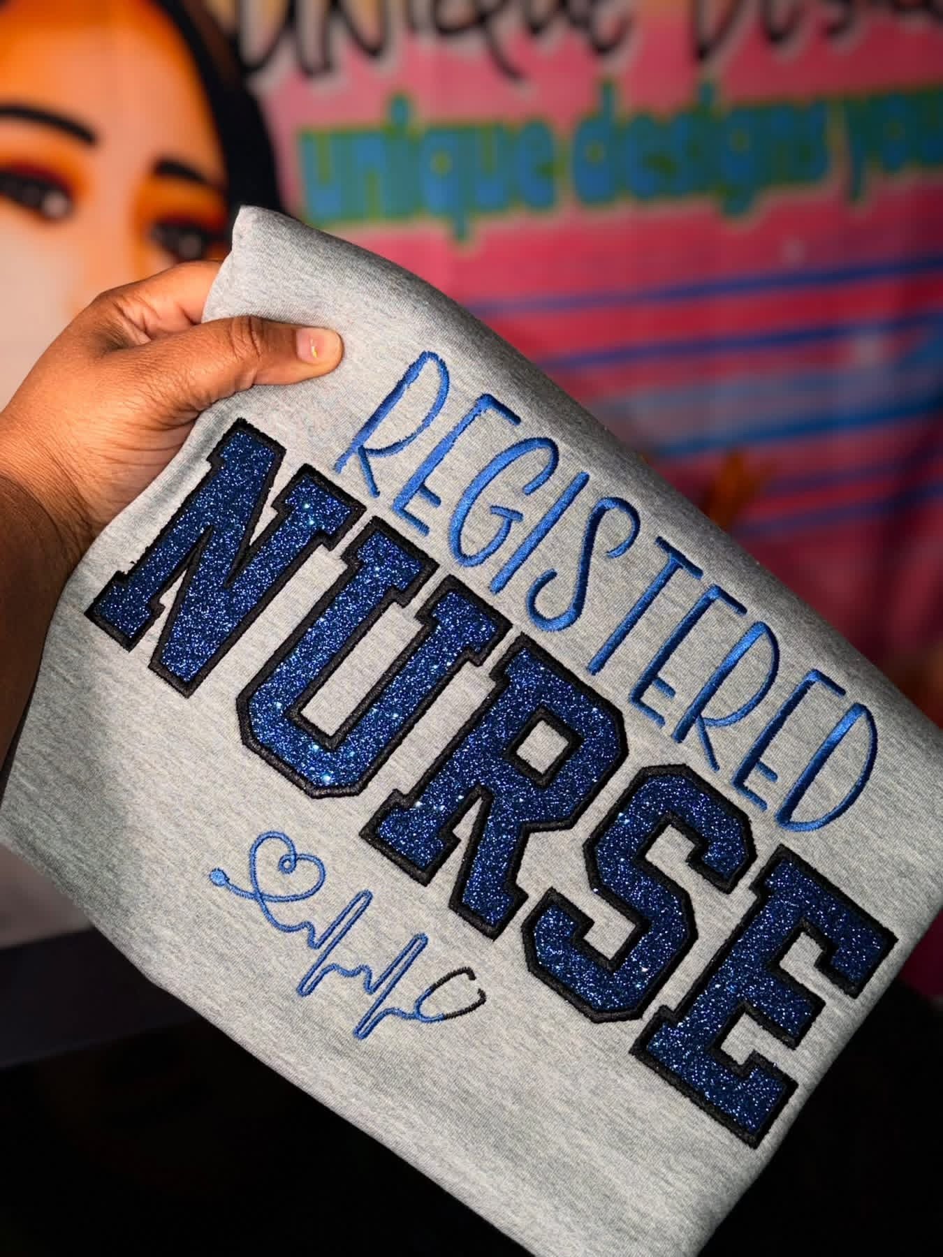 Healthcare Embroidered Sweatshirt