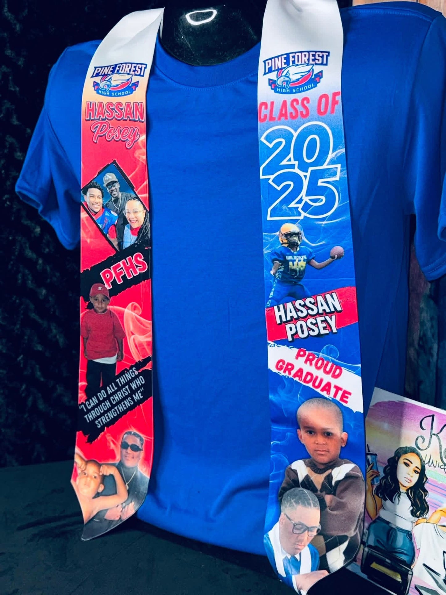 Custom Adult Size Graduation Stole