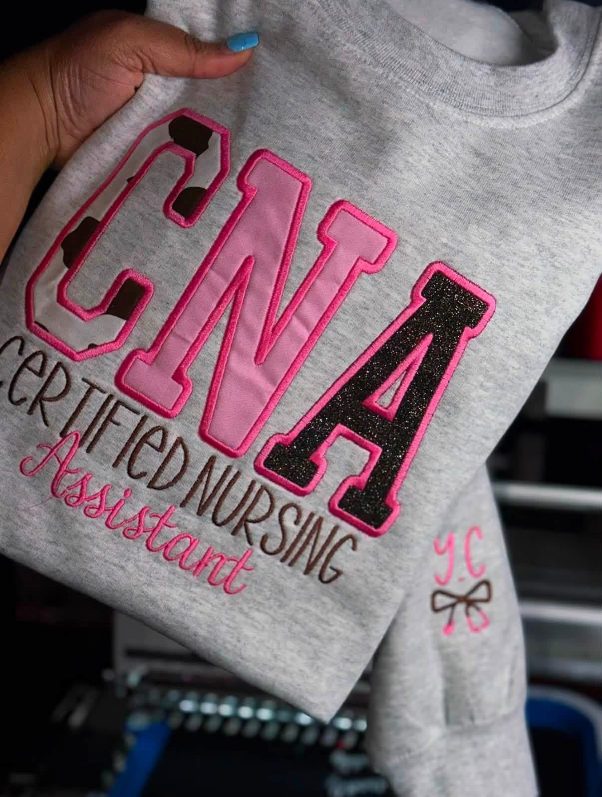 CNA Sweatshirt Cow Print