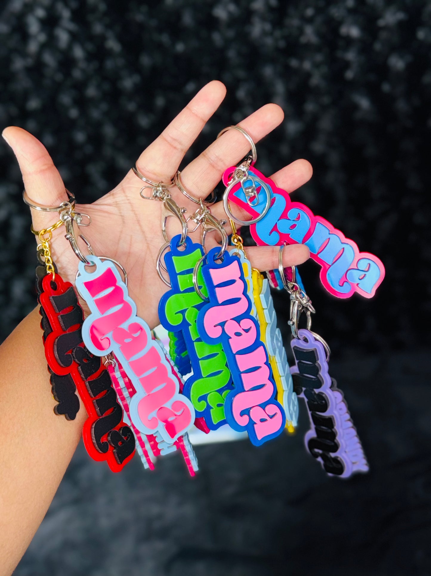 MAMA Keychains – Personalized with Kids’ Names