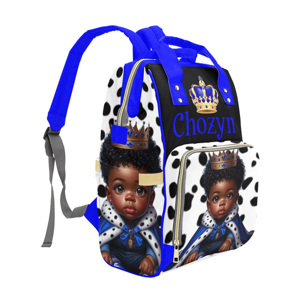 Personalized Little Prince Diaper Bag and Minky Baby Blanket