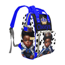 Load image into Gallery viewer, Personalized Little Prince Diaper Bag and Minky Baby Blanket
