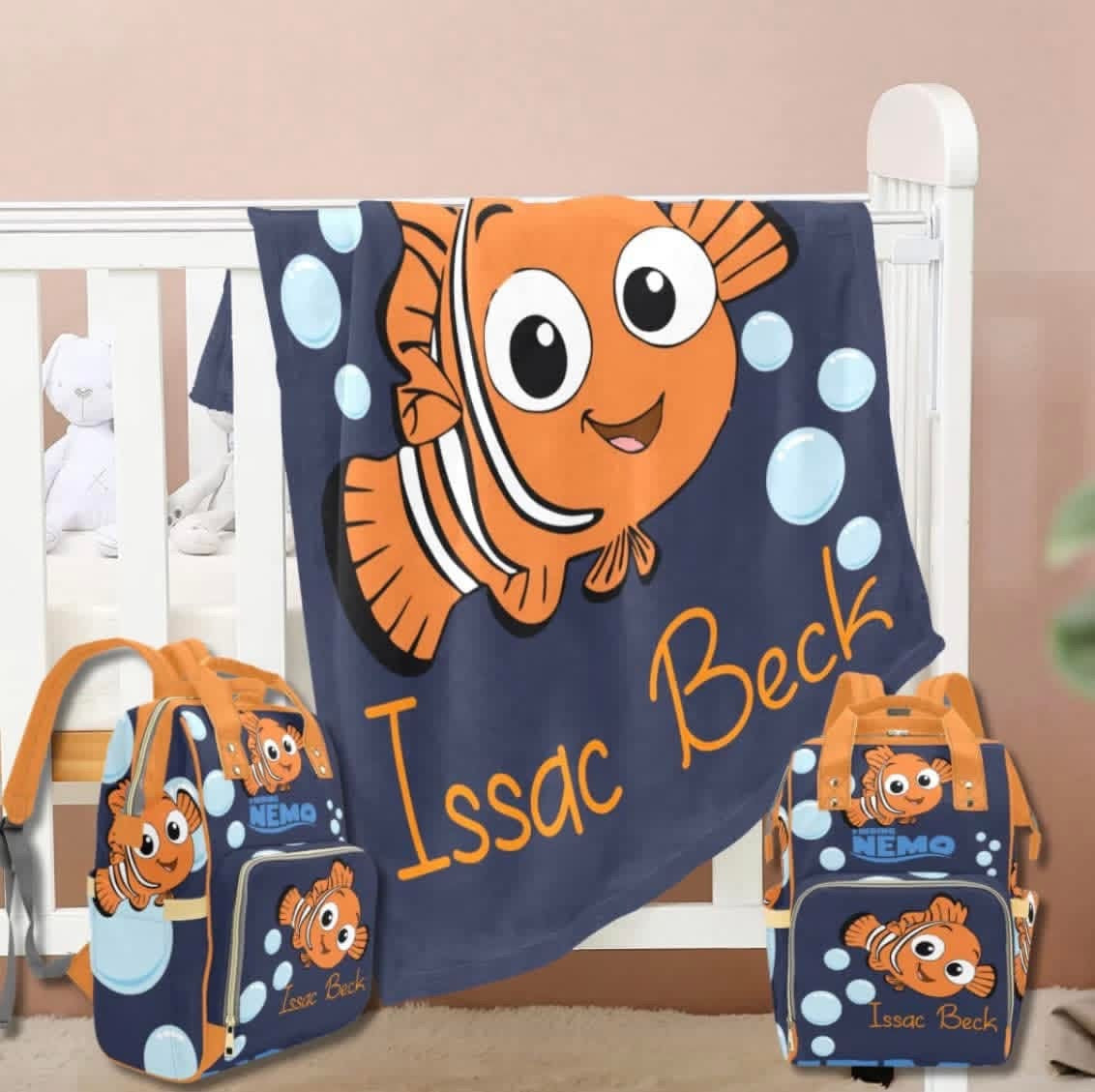 DiaperBag and Blanket (Theme Requests)
All themed requests should be placed under this listing.
Once your order is received, design options based on your selected theme will be shared for you to choose from via text or email within 24–48 business hours.