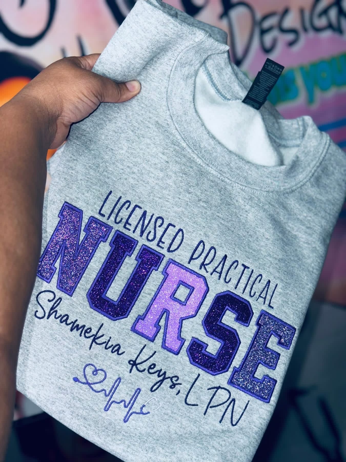 Healthcare Embroidered Sweatshirt