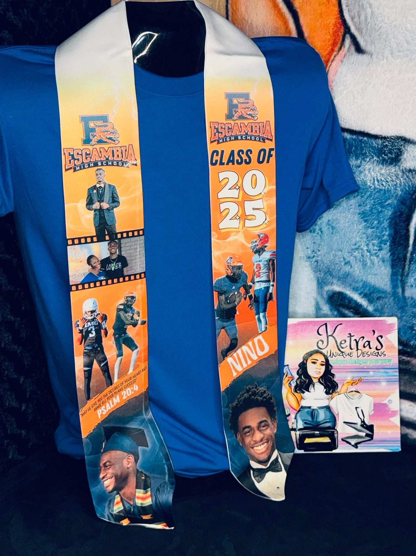 Custom Adult Size Graduation Stole