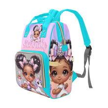 Load image into Gallery viewer, Unicorn Baby Bag (Blue Straps)
