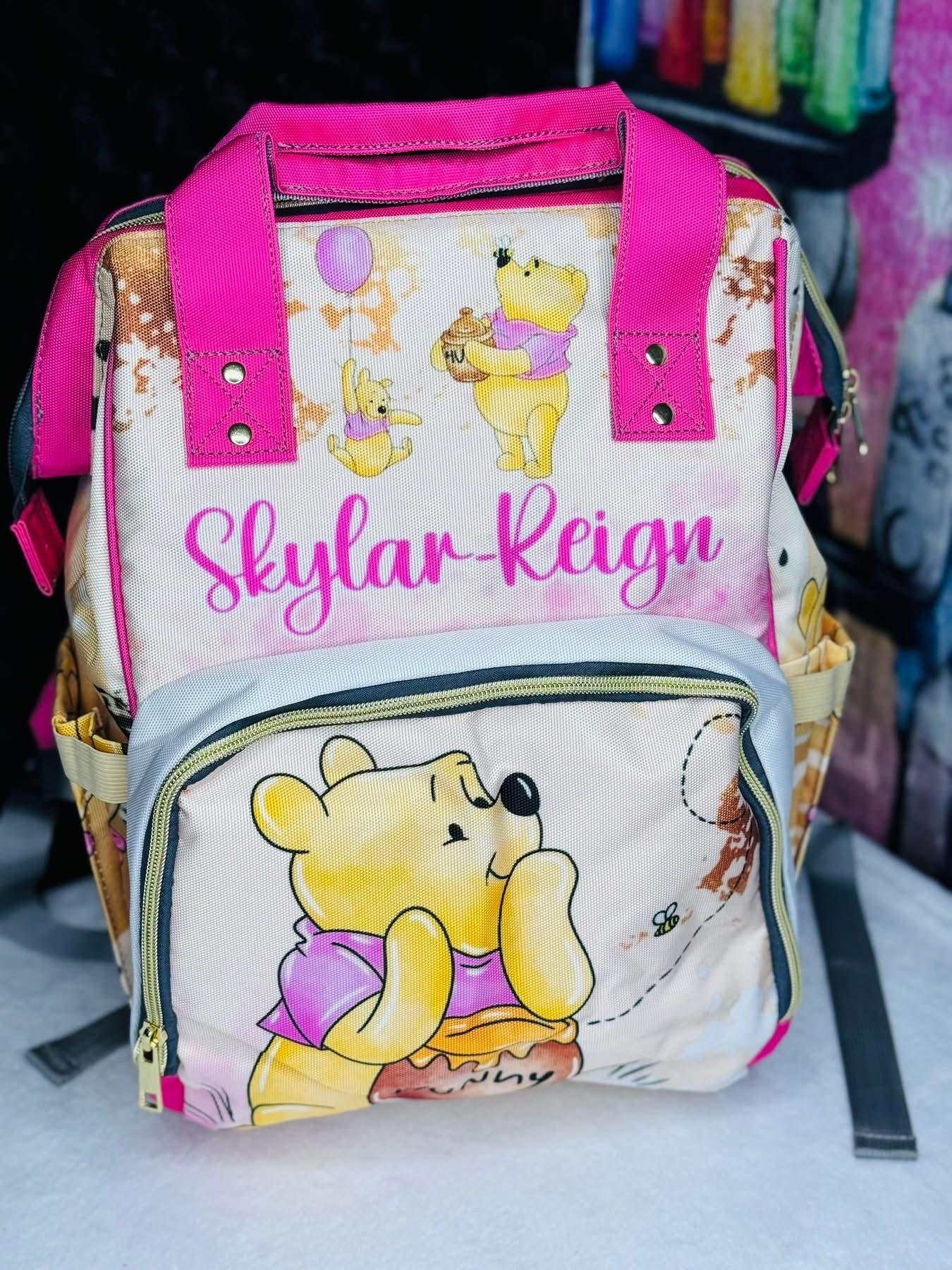 DiaperBag (Specific Theme Requests)
All themed requests should be placed under this listing.

Once your order is received, design options based on your selected theme will be shared for you to choose from via text or email within 24–48 business hours.