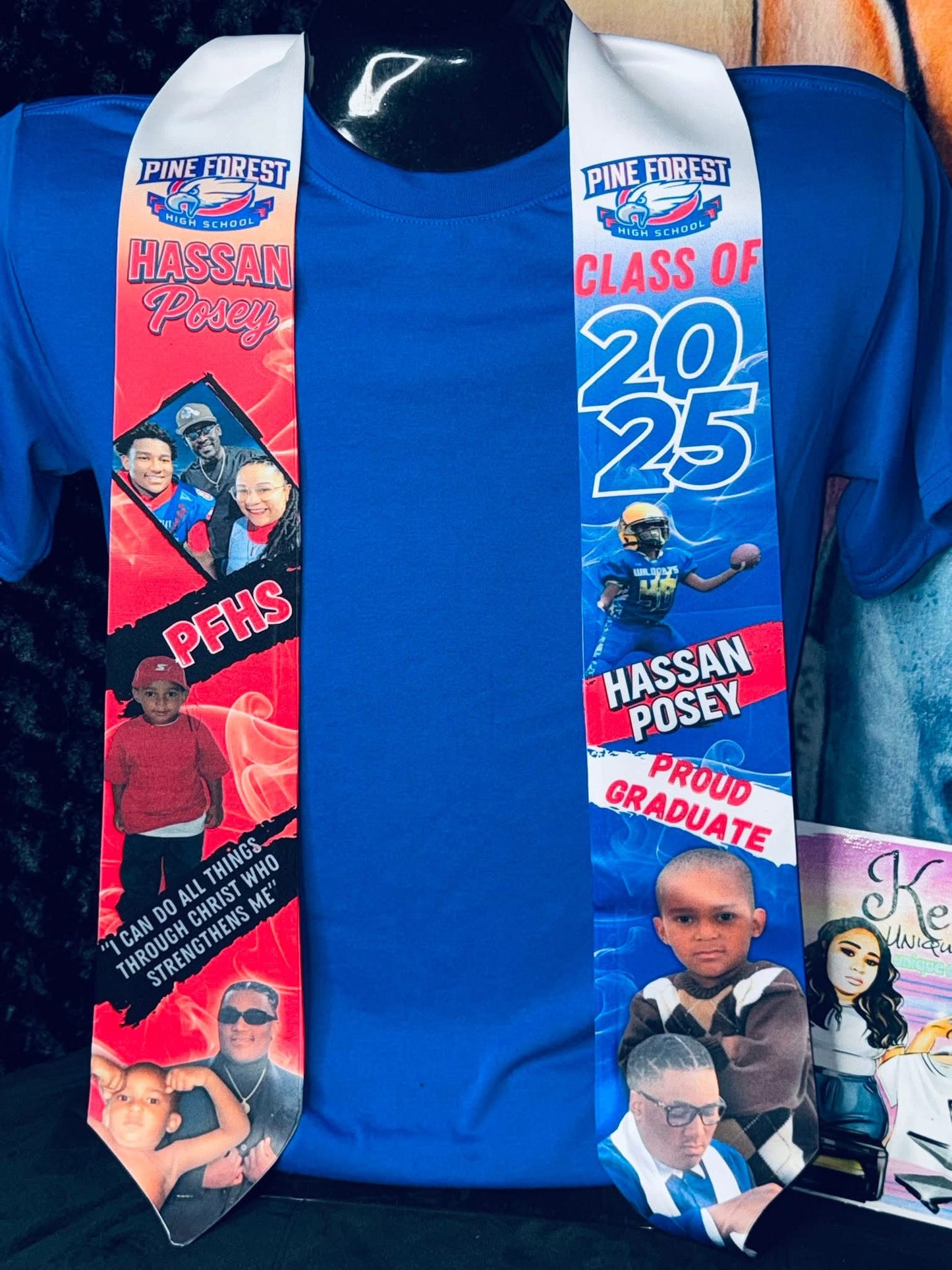 Custom Adult Size Graduation Stole