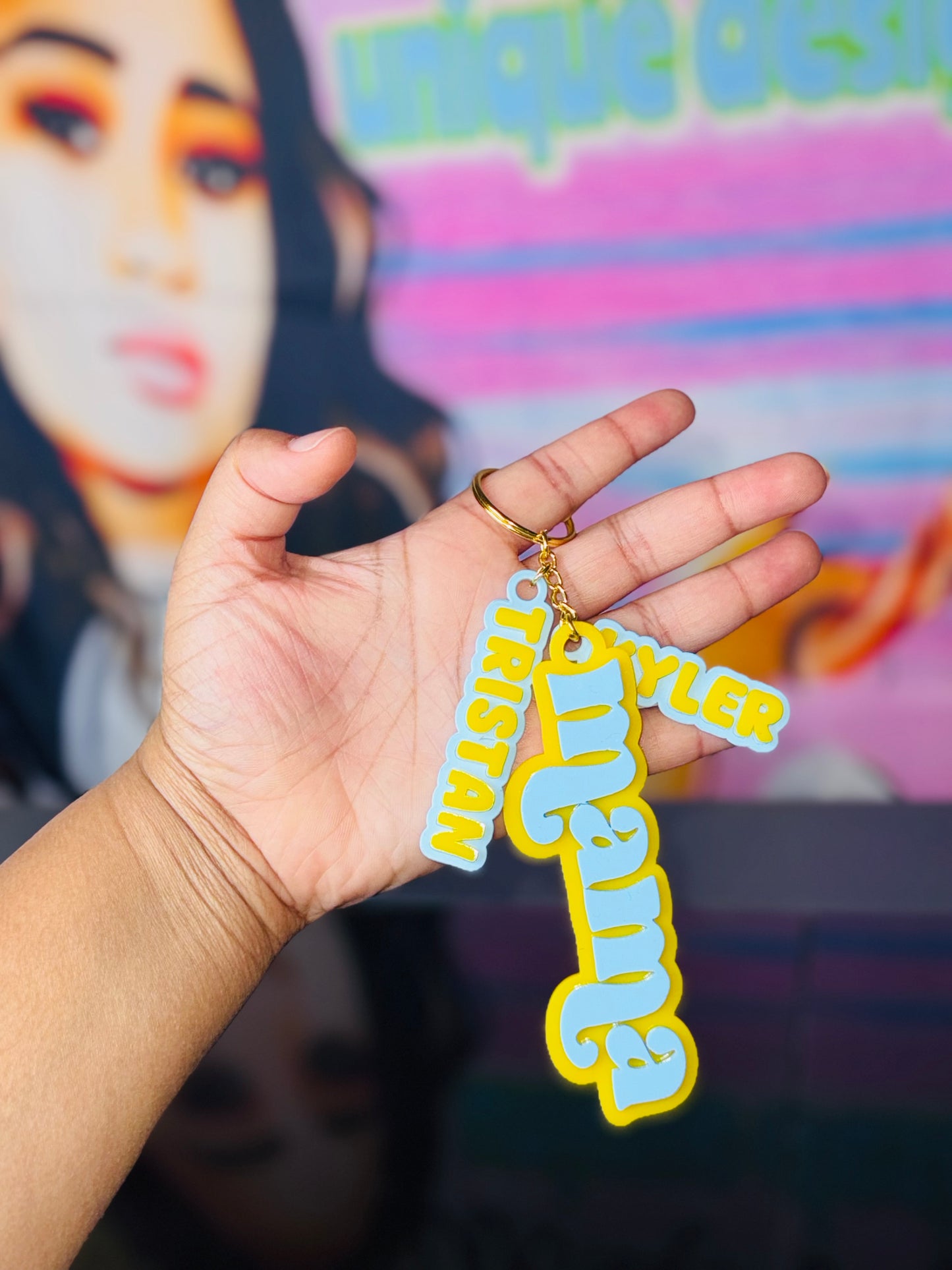 MAMA Keychains – Personalized with Kids’ Names