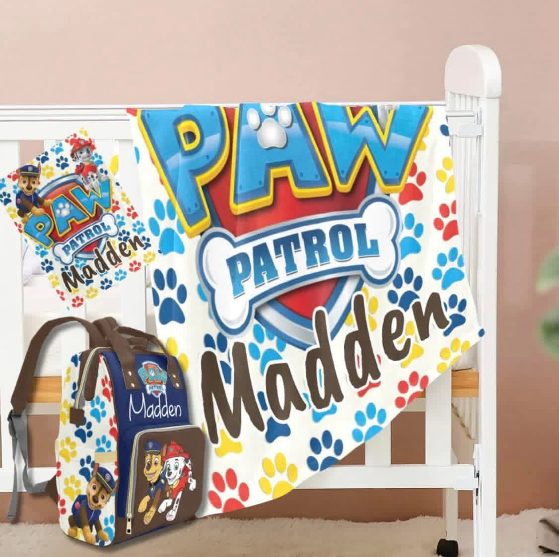 DiaperBag and Blanket (Theme Requests)
All themed requests should be placed under this listing.
Once your order is received, design options based on your selected theme will be shared for you to choose from via text or email within 24–48 business hours.