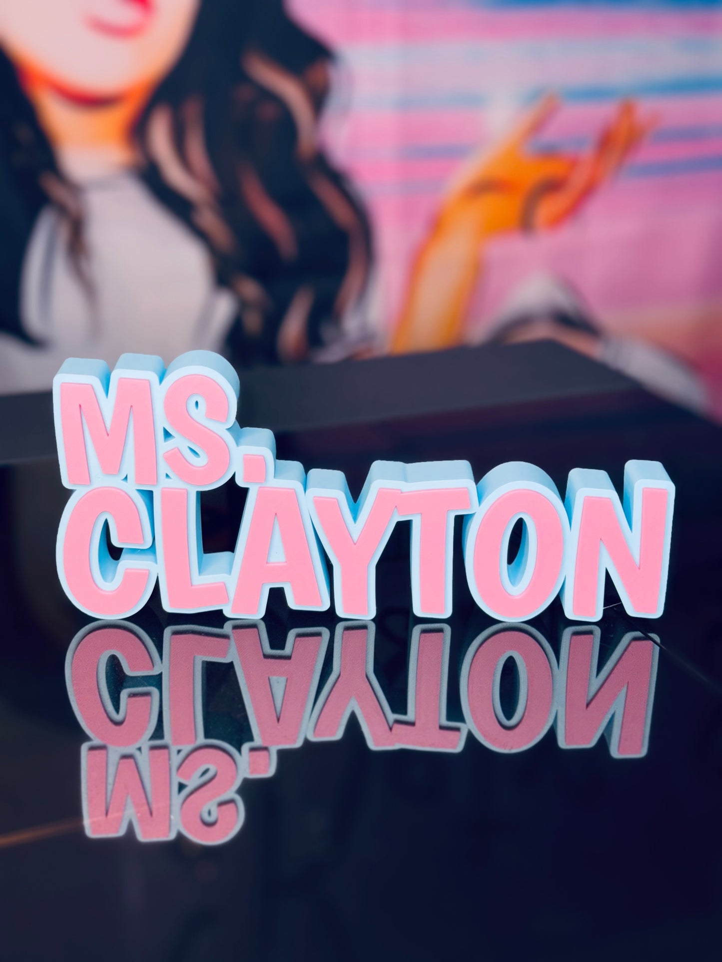 Teacher Desk Name Sign
